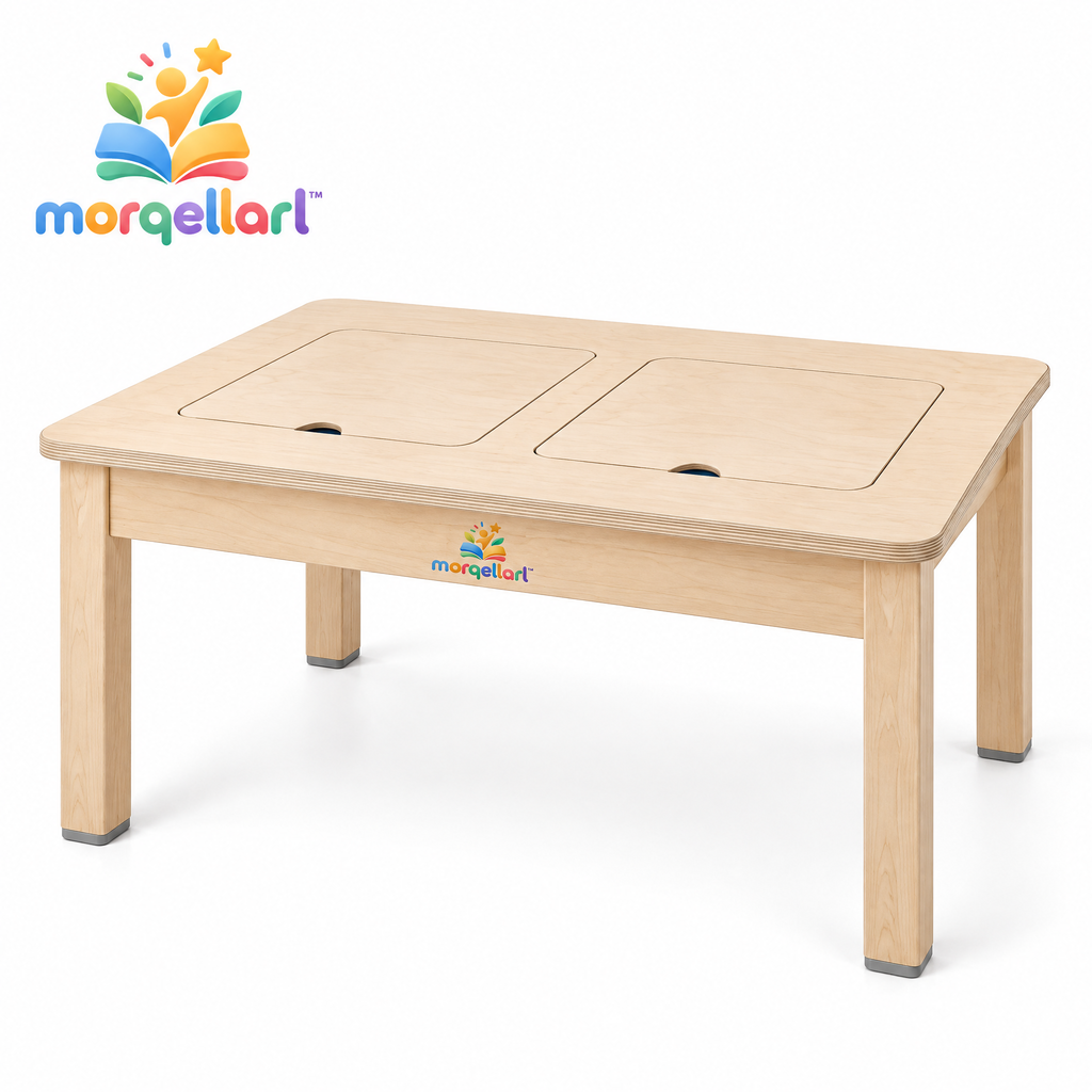 morqellarl™ Wooden Montessori Learning Table