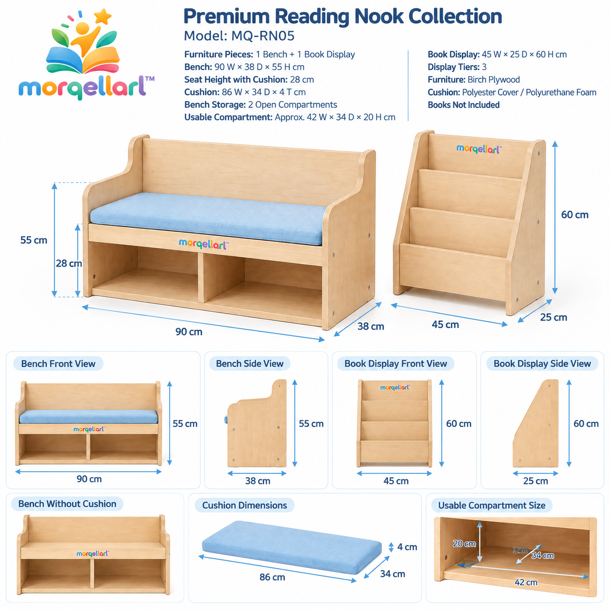 morqellarl™ Premium Reading Nook Collection
