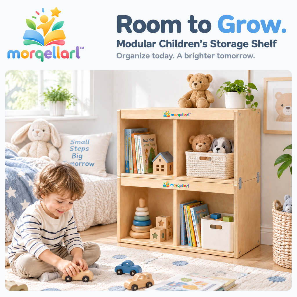 morqellarl™ Modular Children’s Storage Shelf