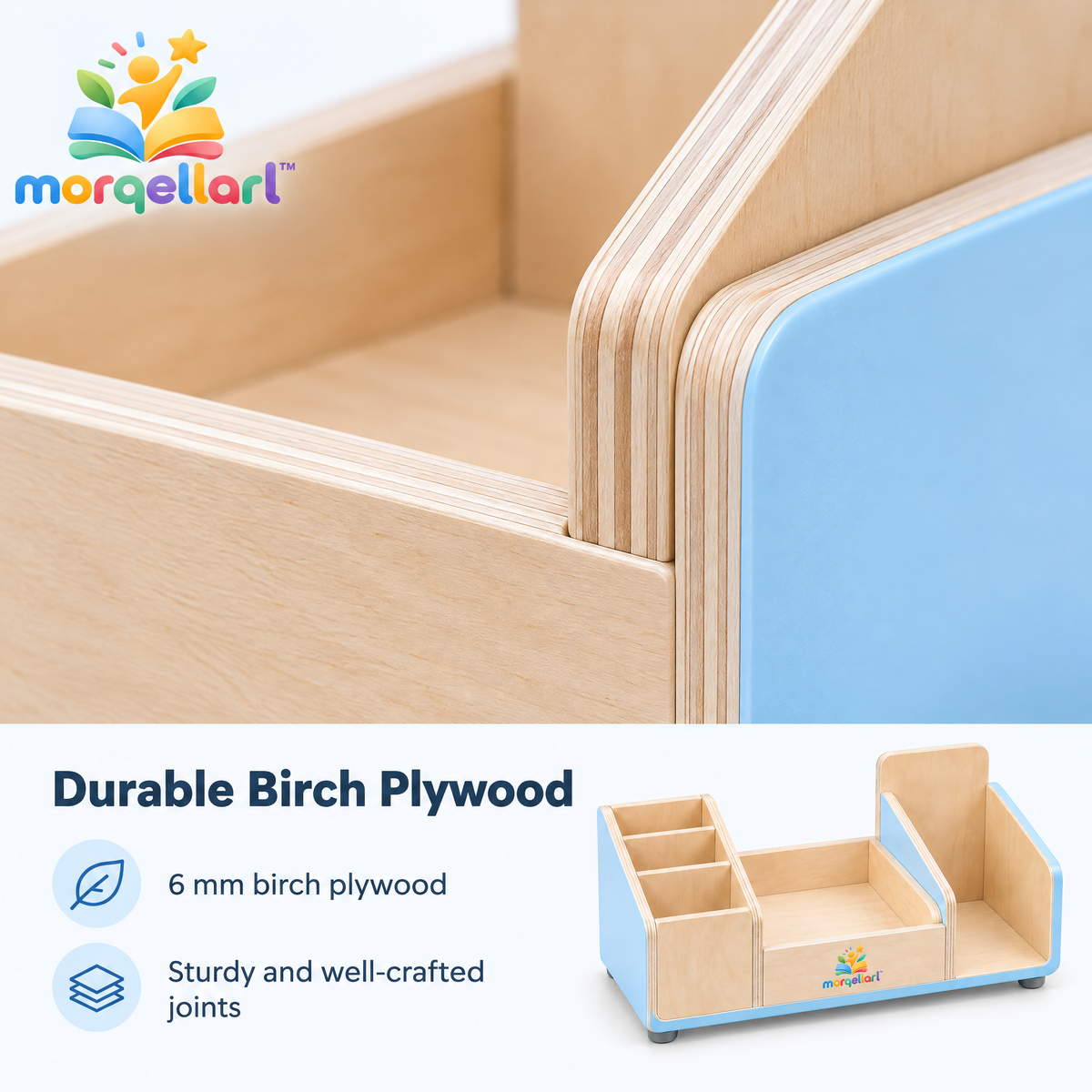 morqellarl™ Premium Kids Desk Organizer