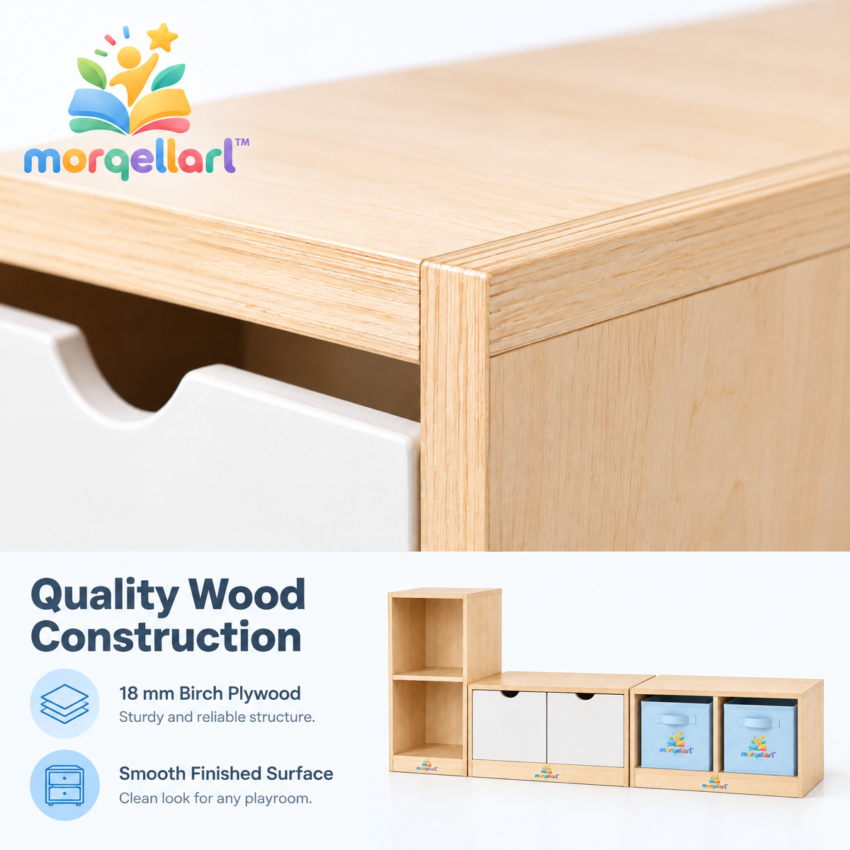 morqellarl™ Modular Playroom Organization System