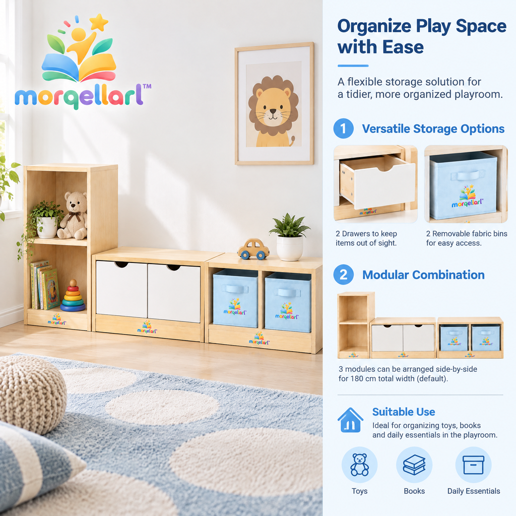morqellarl™ Modular Playroom Organization System