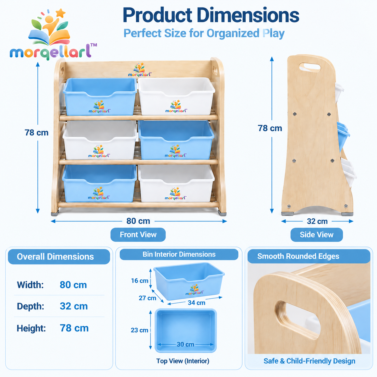 morqellarl™ Elegant Toy Storage Organizer
