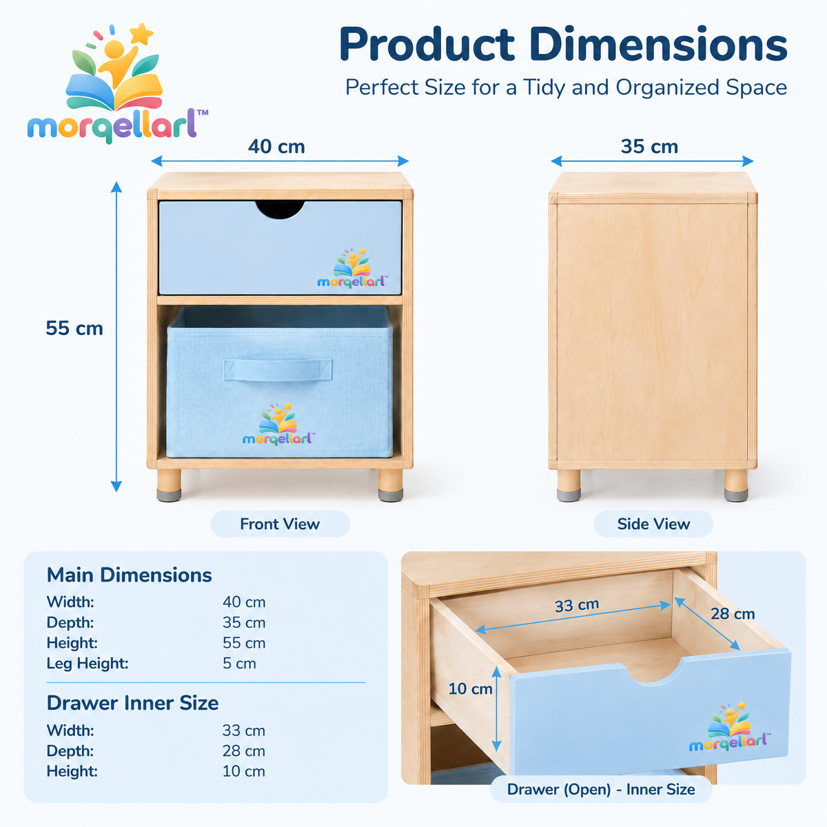 morqellarl™ Dreamy Bedroom Storage Collection